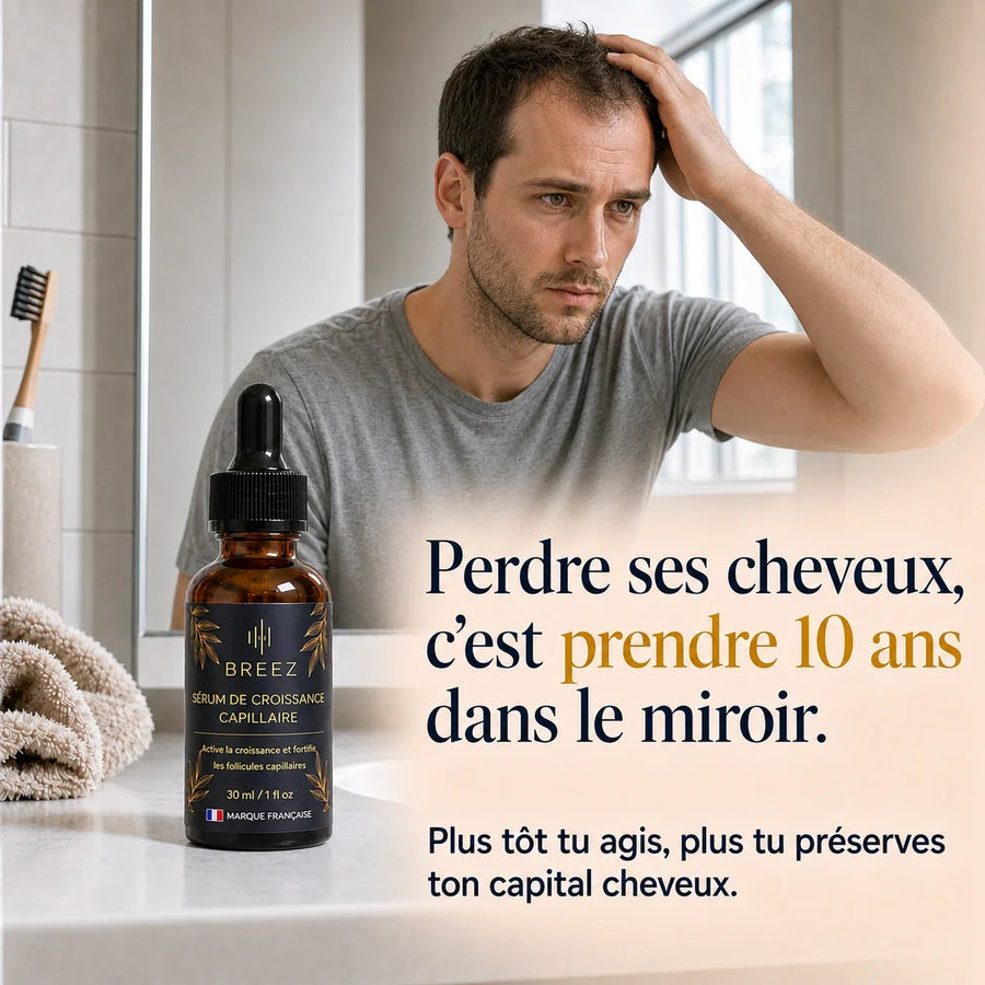 Perdre ses cheveux, c'est prendre 10 ans dans le miroir