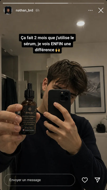 Story d'un client BREEZ : une vraie difference apres 2 mois.