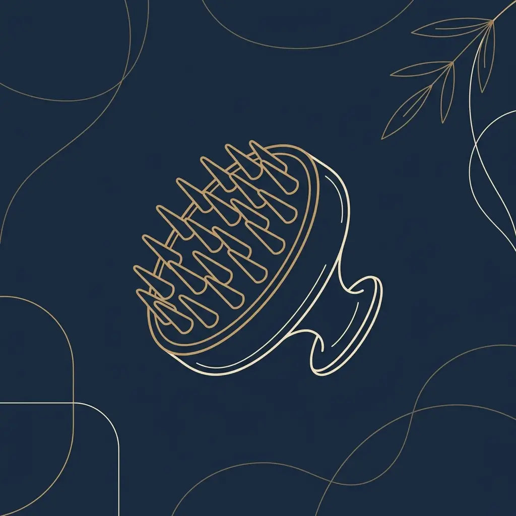 La brosse qui réveille ton cuir chevelu.